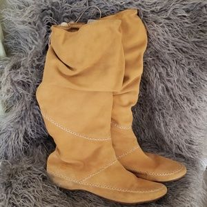 Womens Suede Timberland Tall Moccasins 10M